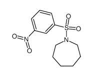 1-(3-nitro-benzenesulfonyl)-hexahydro-azepine结构式