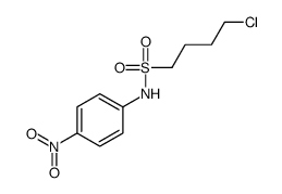 4-chloro-N-(4-nitrophenyl)butane-1-sulfonamide结构式