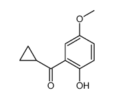 cyclopropyl-(2-hydroxy-5-methoxyphenyl)methanone Structure