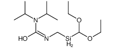 3-(diethoxymethylsilylmethyl)-1,1-di(propan-2-yl)urea结构式