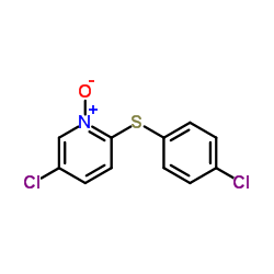 5-Chloro-2-[(4-chlorophenyl)sulfanyl]pyridine 1-oxide结构式