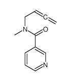 N-buta-2,3-dienyl-N-methylpyridine-3-carboxamide结构式