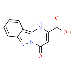 4-Oxo-1,4-dihydropyrimido[1,2-b]indazole-2-carboxylic acid结构式