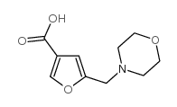 5-(morpholin-4-ylmethyl)furan-3-carboxylic acid Structure