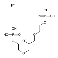 (2-hydroxypropane-1,3-diyl)bis(oxyethylene) bis(dihydrogen phosphate), potassium salt结构式