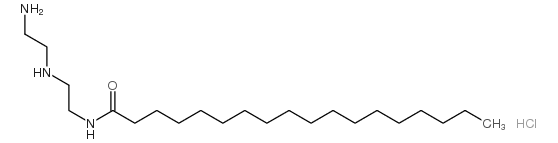 N-[2-[(2-aminoethyl)amino]ethyl]stearamide hydrochloride结构式