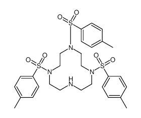 1,4,7-Tritosyl-1,4,7,10-tetraazacyclododecane结构式