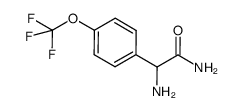 2-amino-2-{4-[(trifluoromethyl)oxy]phenyl}acetamide Structure