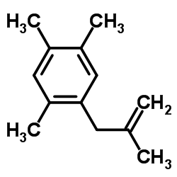 1,2,4-Trimethyl-5-(2-methyl-2-propen-1-yl)benzene Structure
