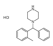 1-[(2-methylphenyl)-phenylmethyl]piperazine,hydrochloride Structure