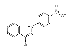 N-(4-硝基苯基)苯羰基亚肼酰溴结构式