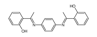 bis(o-hydroxy acetophenone)-p-phenylenediimine结构式