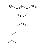 2,6-diamino-isonicotinic acid isopentyl ester Structure