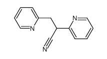 2,3-dipyridin-2-ylpropanenitrile结构式