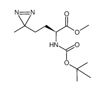 Boc-(S)-photo-methionine methyl ester Structure