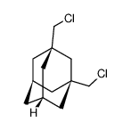 1,3-bis-chloromethyl-adamantane Structure