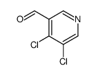 4,5-二氯吡啶-3-甲醛结构式