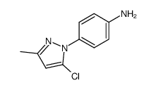 4-(5-chloro-3-methyl-pyrazol-1-yl)-aniline Structure