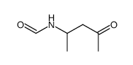 Formamide, N-(1-methyl-3-oxobutyl)- (6CI) Structure