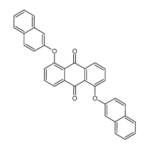 1,5-bis-[2]naphthyloxy-anthraquinone Structure