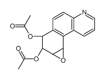 (1as,2s,3r,9cs)-1a,2,3,9c-tetrahydro[1]benzoxireno[2,3-f]quinoline-2,3-diyl diacetate Structure