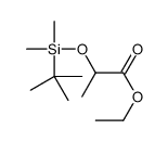 ethyl 2-[tert-butyl(dimethyl)silyl]oxypropanoate Structure
