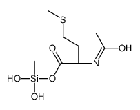 [dihydroxy(methyl)silyl] (2S)-2-acetamido-4-methylsulfanylbutanoate Structure