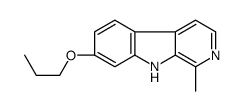1-methyl-7-propoxy-9H-pyrido[3,4-b]indole Structure