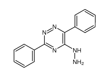 (3,6-diphenyl-[1,2,4]triazin-5-yl)-hydrazine结构式
