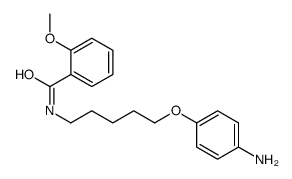 o-ANISAMIDE, N-(5-(p-AMINOPHENOXY)PENTYL)- Structure