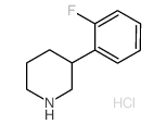 3-(2-FLUOROPHENYL) PIPERIDINE HYDROCHLORIDE picture
