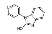 3-pyridin-4-yl-1H-benzimidazol-2-one结构式