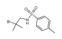 N-(2-bromo-2-methylpropyl)-4-toluenesulfonamide结构式