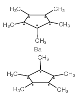 Bis(pentamethylcyclopentadienyl)barium Structure