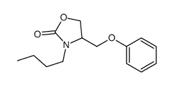 3-butyl-4-(phenoxymethyl)-1,3-oxazolidin-2-one Structure