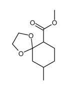 methyl 9-methyl-1,4-dioxaspiro[4.5]decane-6-carboxylate结构式