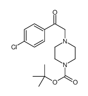4-[2-(4-Chloro-phenyl)-2-oxo-ethyl]-piperazine-1-carboxylic acid tert-butyl ester picture