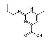 6-methyl-2-(propylamino)pyrimidine-4-carboxylic acid Structure