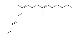 8,12-dimethyl-4ξ,8Z,12ξ-octadecatriene结构式