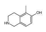 5-甲基-1,2,3,4-四氢异喹啉-6-醇盐酸盐结构式