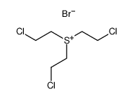 tris-(2-chloro-ethyl)-sulfonium , bromide结构式