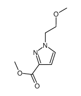 Methyl 1-(2-Methoxyethyl)-1H-Pyrazole-3-Carboxylate结构式