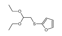2-(2,2-diethoxy-ethylsulfanyl)furan结构式