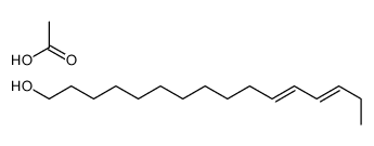 acetic acid,hexadeca-11,13-dien-1-ol Structure