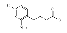 Methyl 4-(2-amino-4-chlorophenyl)butanoate Structure