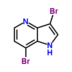 3,7-Dibromo-4-azaindole结构式