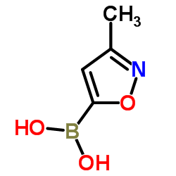 (3-Methyl-1,2-oxazol-5-yl)boronic acid结构式