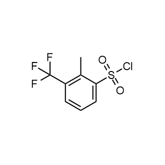 2-Methyl-3-(trifluoromethyl)benzenesulfonyl chloride Structure