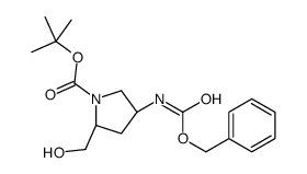 (2S,4R)-4-Benzyloxycarbonylamino-2-hydroxyMethyl-pyrrolidine-1-carboxylic acid tert-butyl ester picture