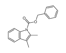 benzyl 2,3-dimethyl-1H-indole-1-carboxylate Structure